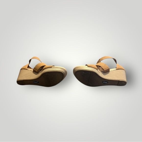 Women’s Dr. Scholl’s Tan Wedge Sandals | Comfortable Cushioned Wedges | Size 6.5 - Picture 4 of 4